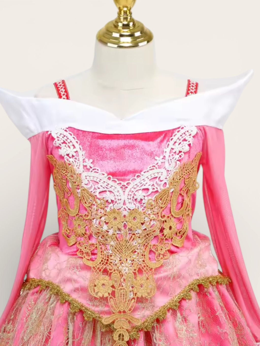 Girls Pink Princess Dress Costume | Kids Fairytale Princess Dress for Birthday, Book Week & Halloween